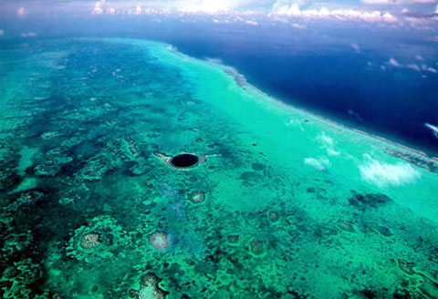 Velk modr jma, Belize
